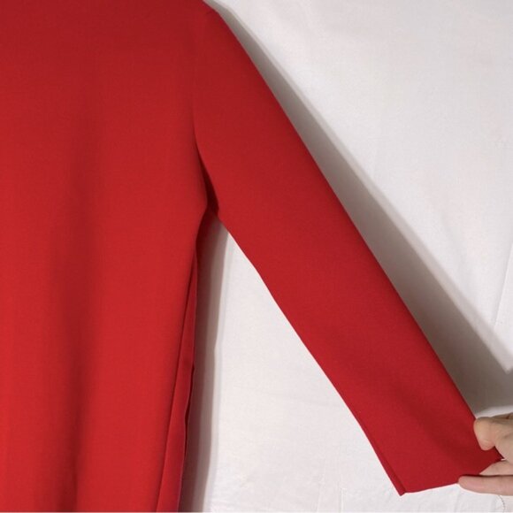 Le Nove Caposhie Red Two Button Lightweight Notched Lapel Coat Jacket M - Picture 12 of 16